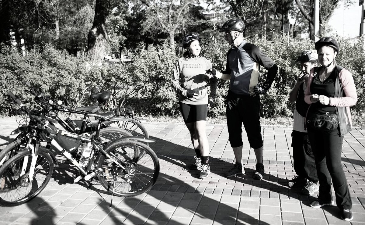 Велотуристы - Георгиевич 