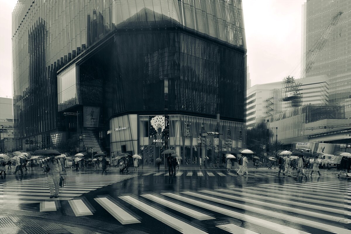 Токио... Дождь делает контуры размытыми... - Civetta ***