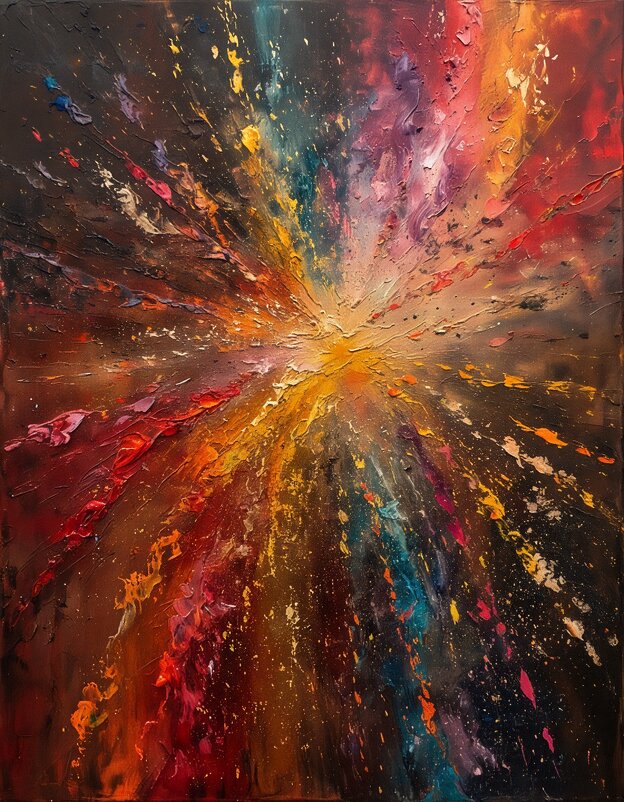 Интерьерная картина: "начало моего вдохновения" 2 - дмитрий мякин