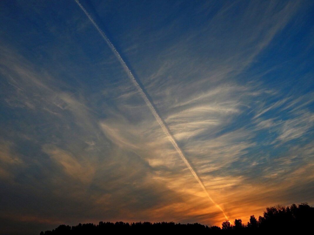 Тень от инверсионного следа - Сергей Швечков