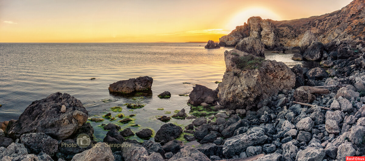 Закат на побережье горы Опук - Игорь Сарапулов