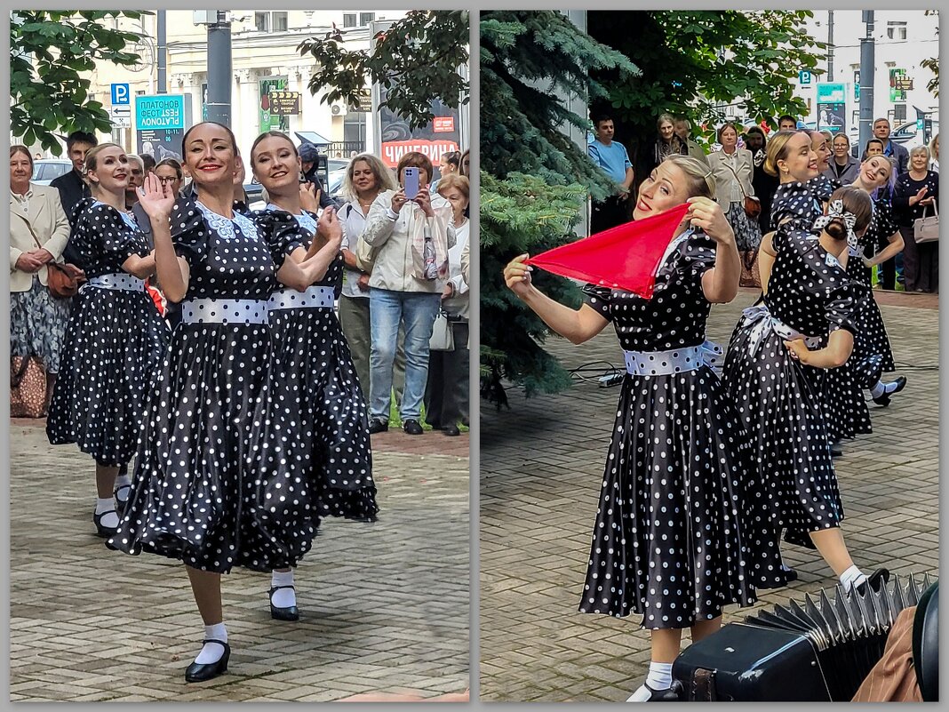 "Воронежские девчата" в Кольцовском сквере - Татьяна Машошина
