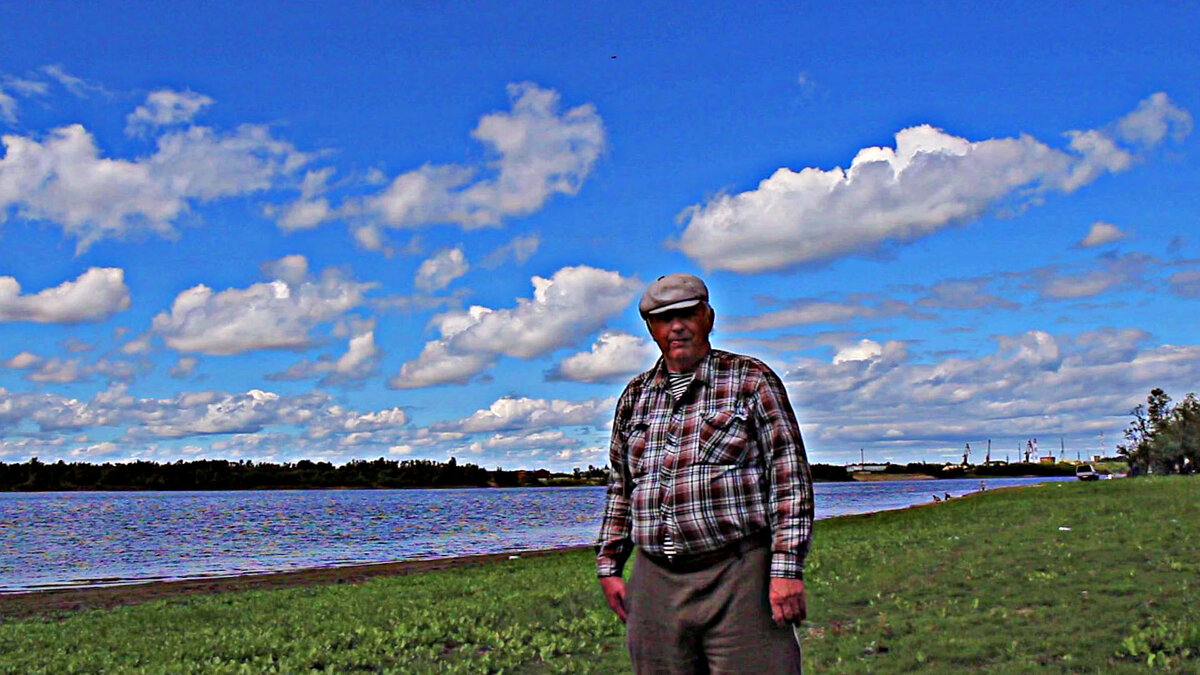 Июль...Я на реке Юганская Обь! - Владимир 