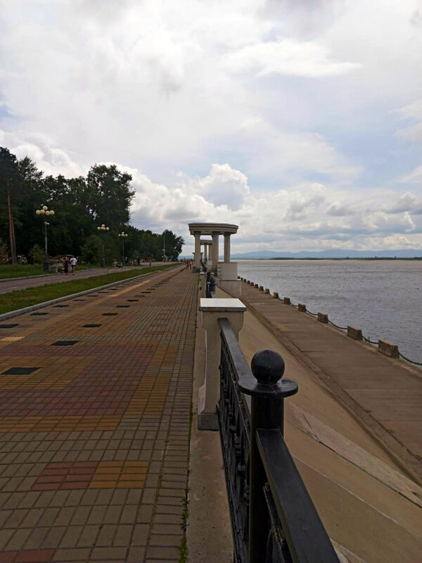 Хабаровск, набережная реки Амура - Татьяна Львова