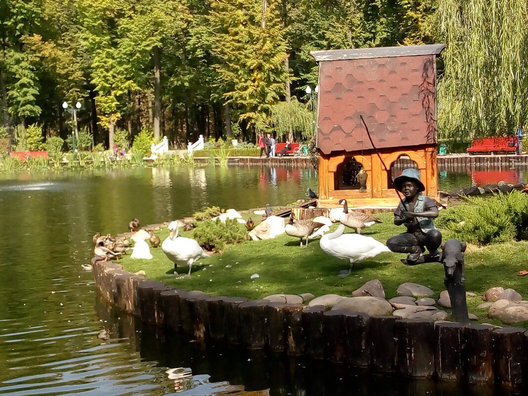 Пруд в парке Горького гХарьков - Татьяна Пальчикова