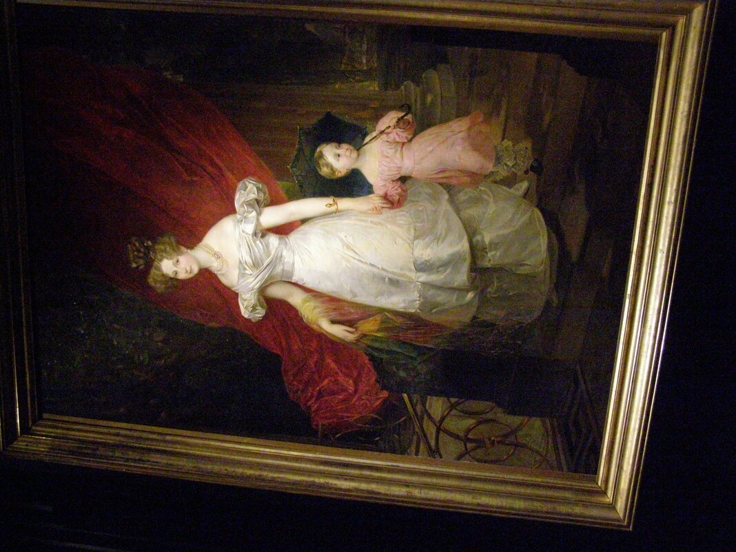 Портрет великой княгини Елены Павловны с дочерью Марией - Анна Воробьева