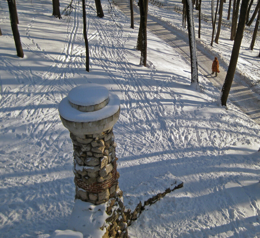 Зимний день в Царицыно. - Борис Бутцев
