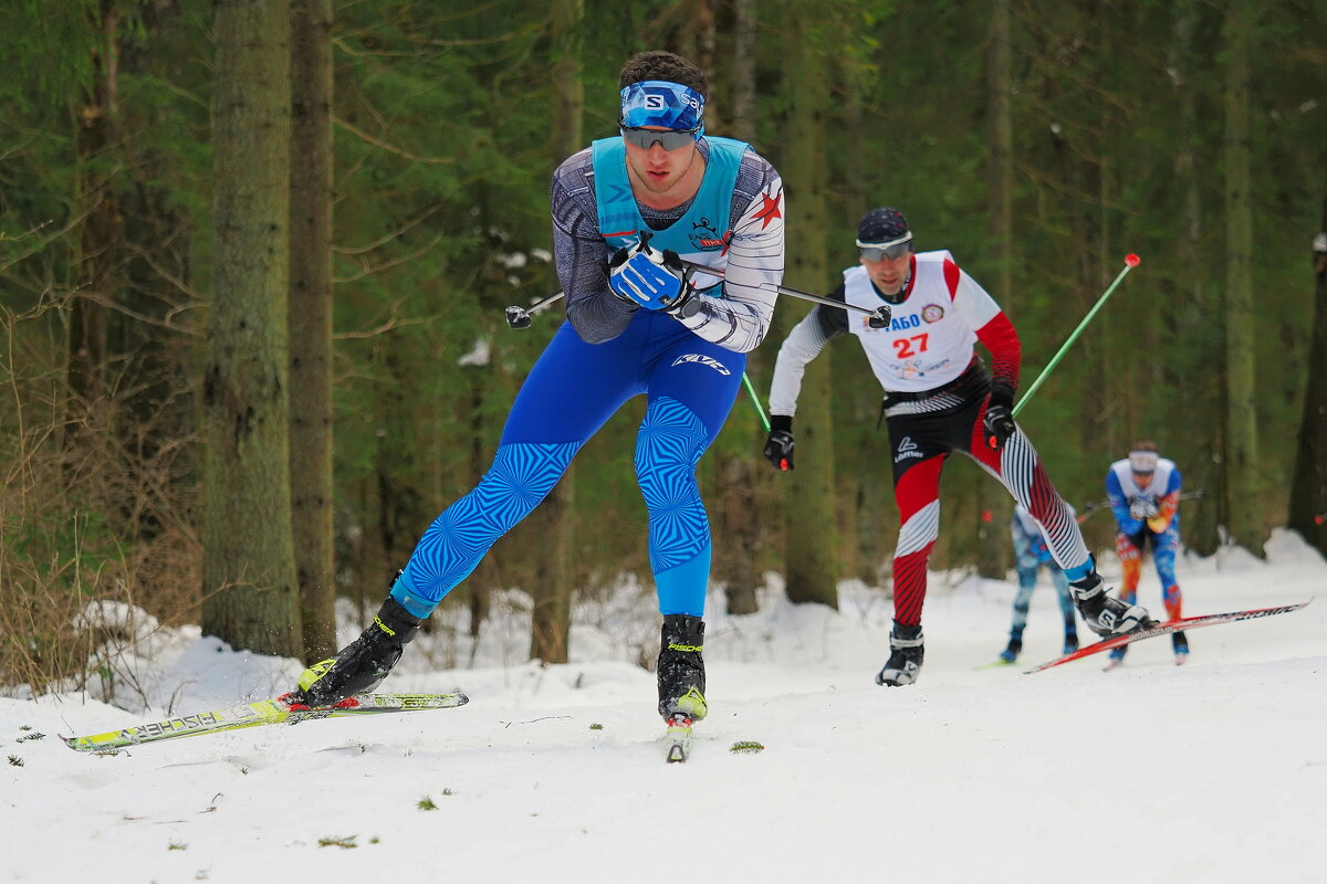 Лыжные гонки крупным планом. - Евгений Седов