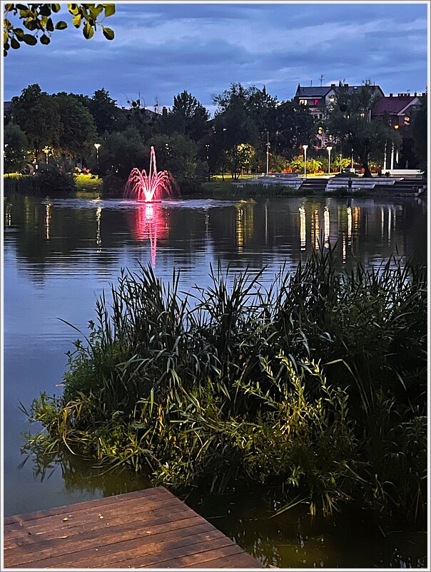 Вечер на озере. - Валерия Комова