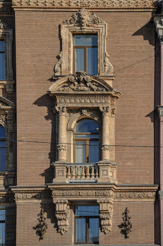 Фрагмент Доходного дома Г.Г. Елисеева по адресу Набережная Фонтанки 64 - Татьяна Машошина