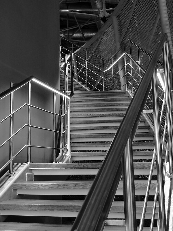 Лестница в музее - Любимова Ольга 