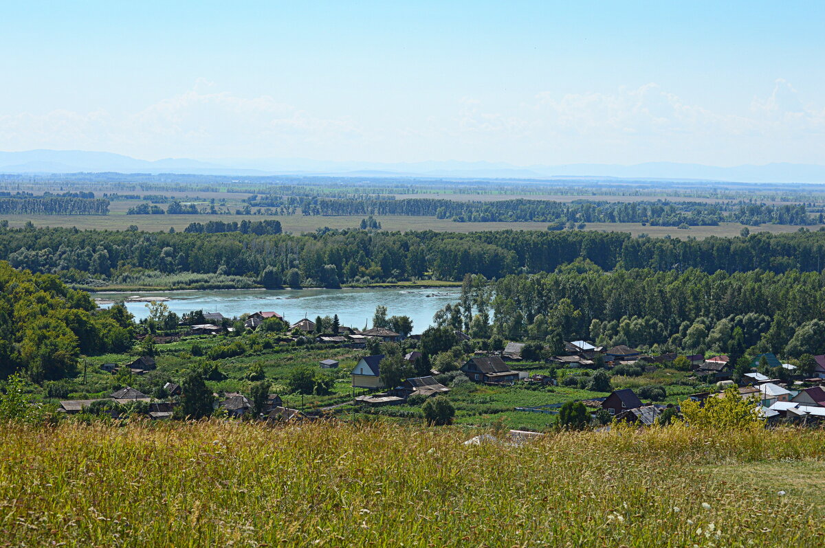 Сростки. Вид с горы Пикет - Татьяна Лютаева