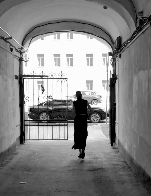 Черно-белая фотография. Силуэт - Любимова Ольга 