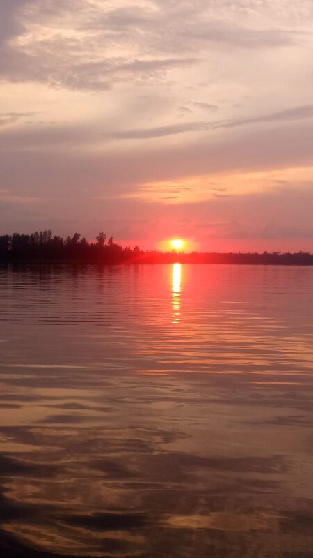 Закат на Вуоксе. - Ольга Закат на Вуоксе. - Ольга