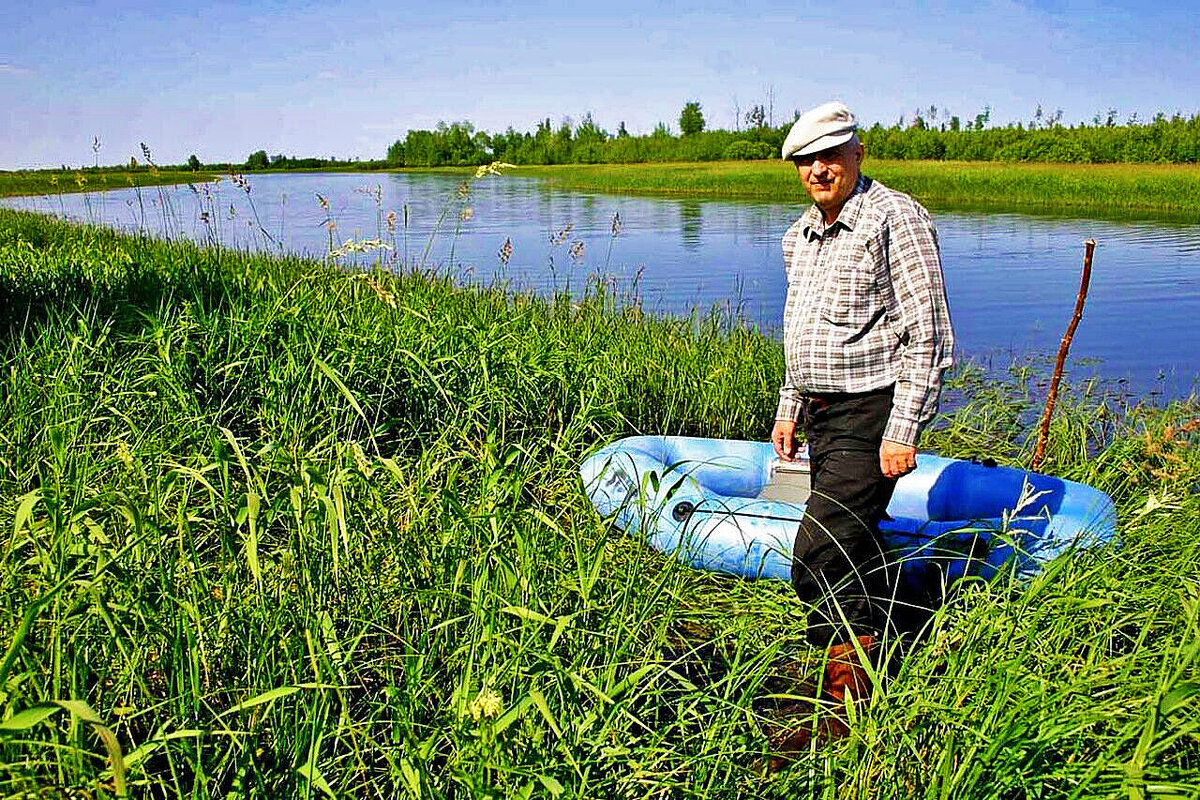 Июль...С лодкой на Сыром Агане! - Владимир 