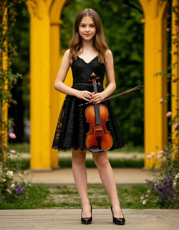 Девочка со скрипкой - Сергей Кочнев