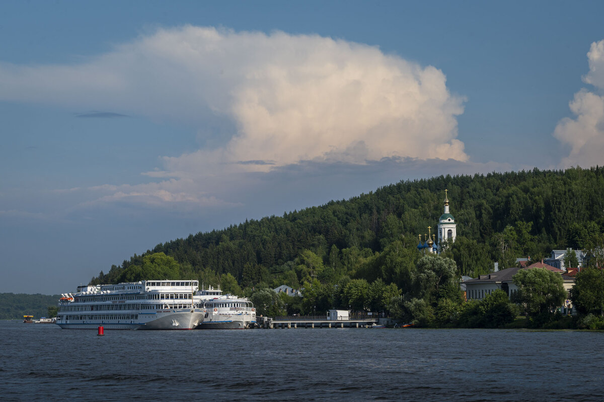 Плёс. Вид с Волги. - Николай Галкин 