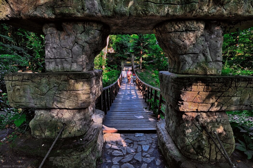 Мост в парке Дендрарий. Сочи - Mikhail Irtyshskiy