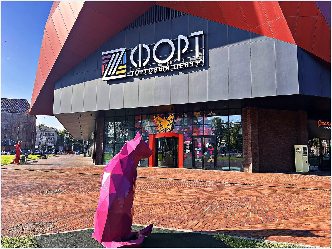 Кот у ТЦ. - Валерия Комова