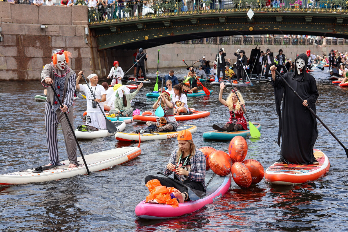 Юбилейный 10-й фестиваль «Фонтанка SUP» - skijumper Иванов