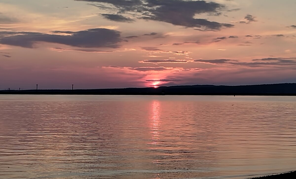 Закат в розовых оттенках - светлана льдокова