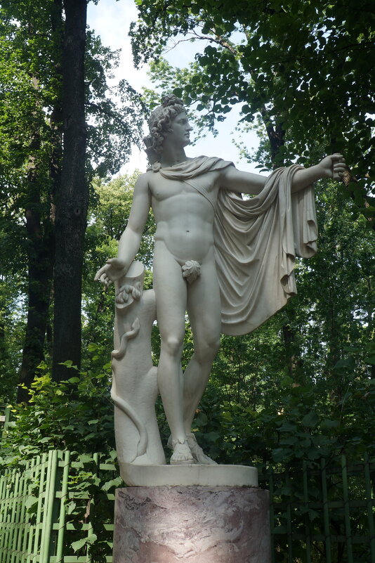 Аполлон / копия античной статуи / неизвестный скульптор / Италия / XIX век - zavitok * Аполлон / копия античной статуи / неизвестный скульптор / Италия / XIX век - zavitok *