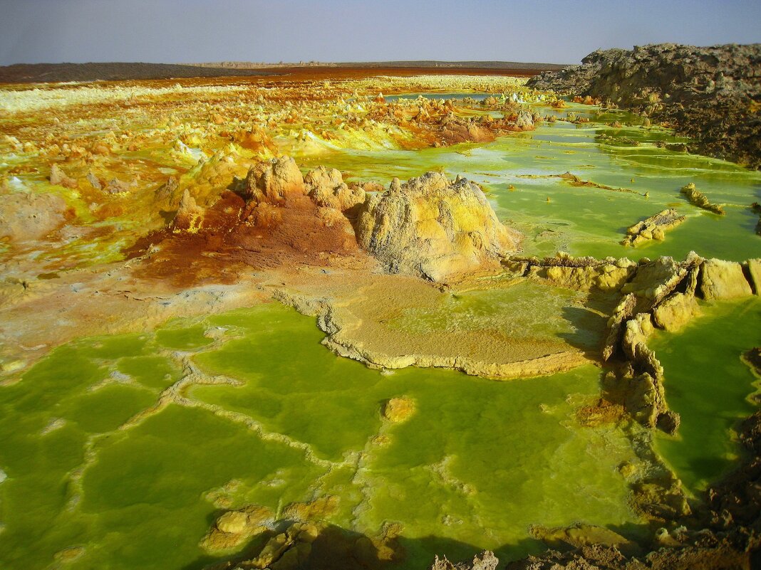 Чудесный пейзаж на вулкане Даллол, в Эфиопии. - unix (Илья Утропов)