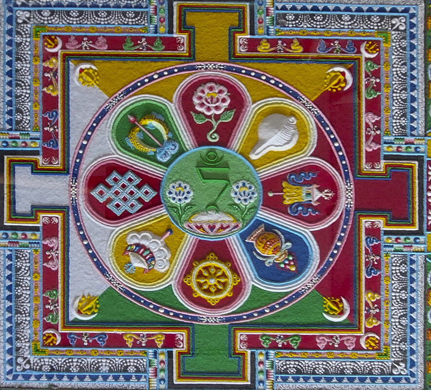 Песочная мандала в Ступе Просветления - ИРЭН@ .