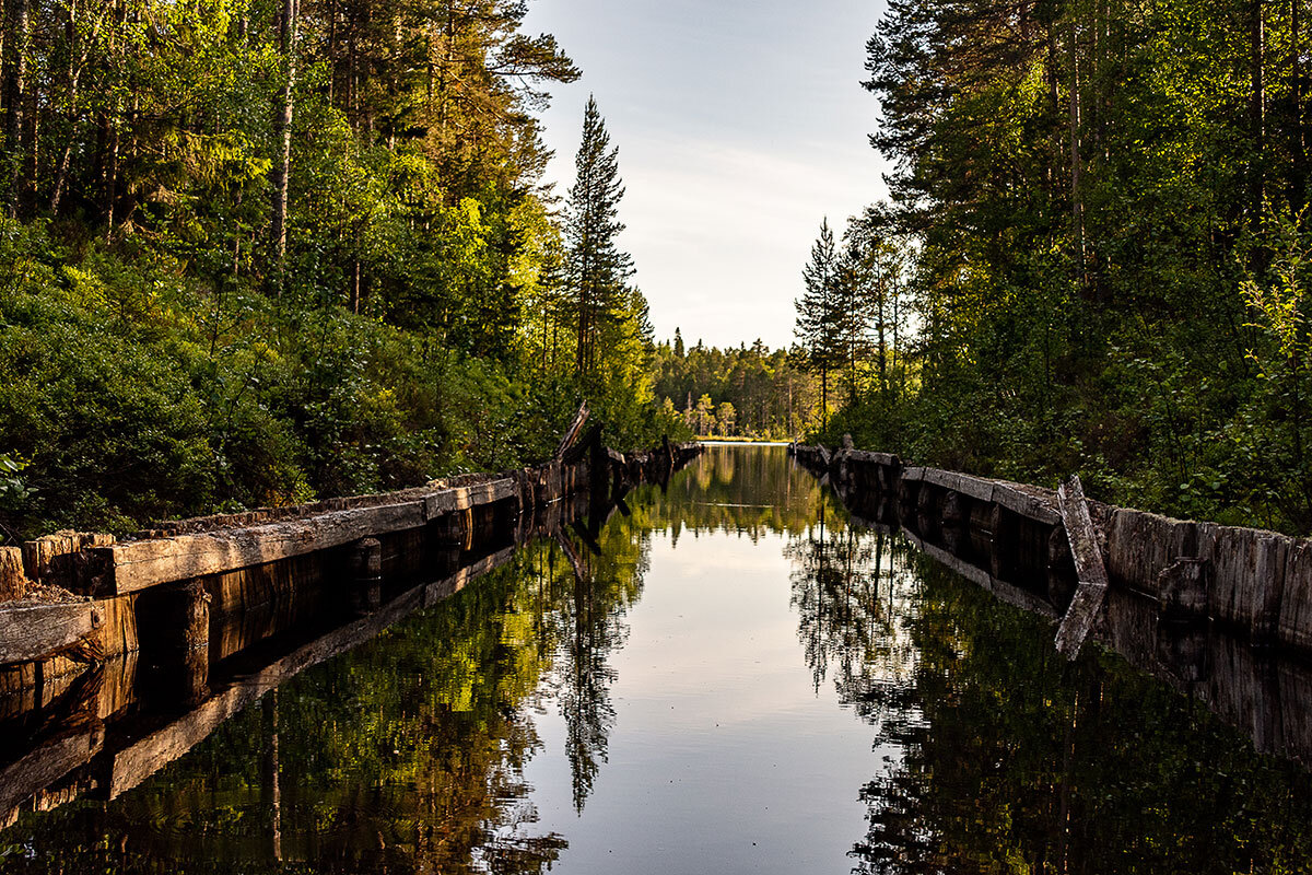 Соловки. Тихий вечер на канале. - Дмитрий Печенкин