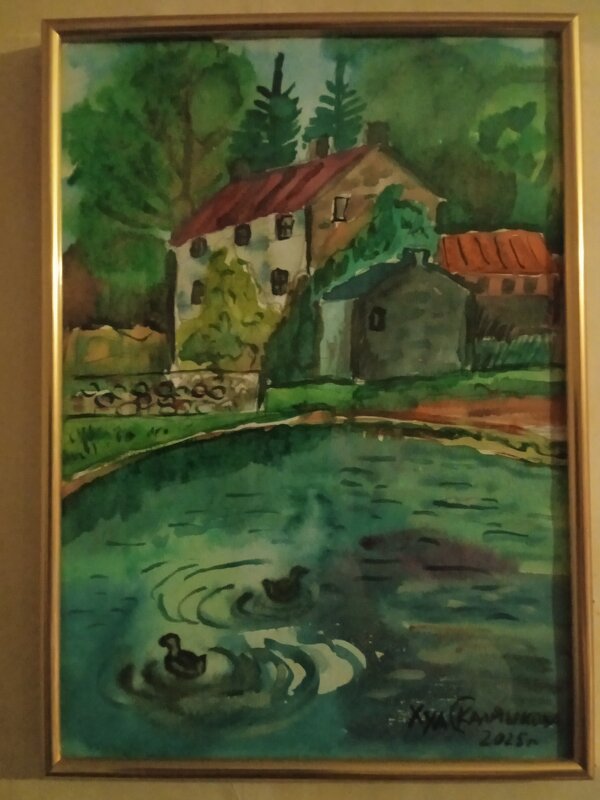 Картина:"Деревня". - Светлана Калмыкова Калмыкова Картина:"Деревня". - Светлана Калмыкова Калмыкова