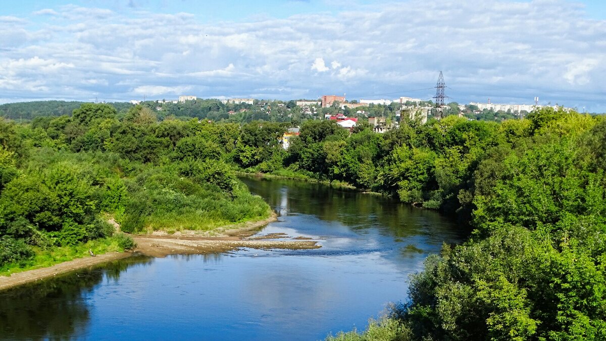 Днепре в городе. - Милешкин Владимир Алексеевич 