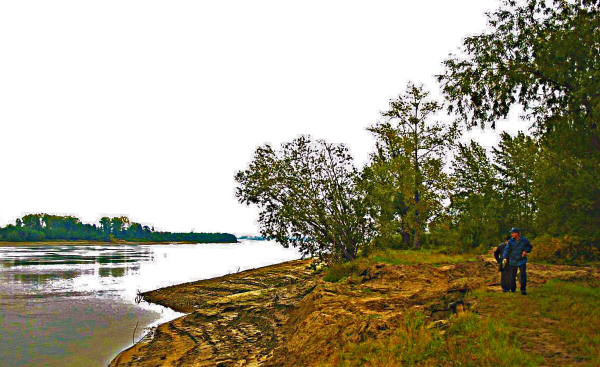 Начало сентября...Дождь на Оби. - Владимир 