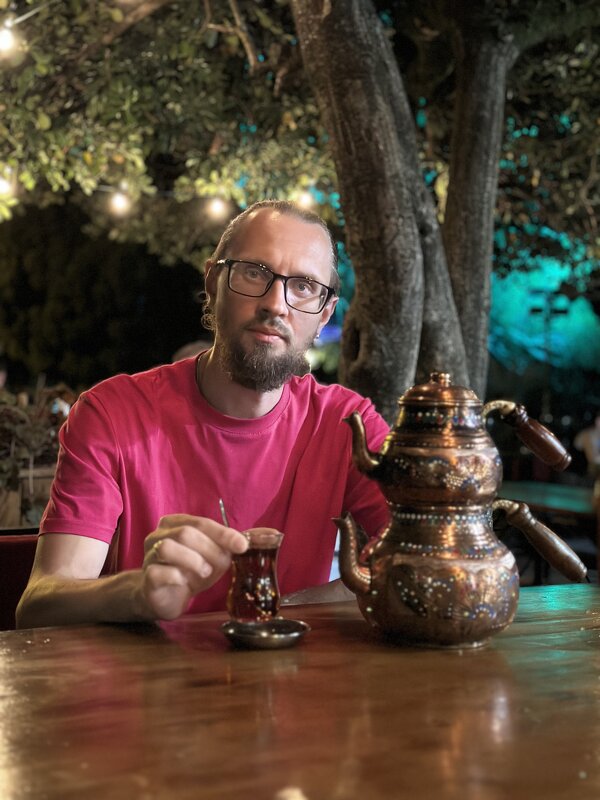 Портрет - Fotografo di moda e modella.