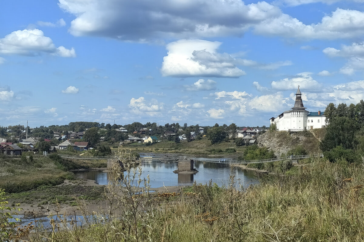 Верхотурский пейзаж. Вид на Кремль - Gen Верхотурский пейзаж. Вид на Кремль - Gen