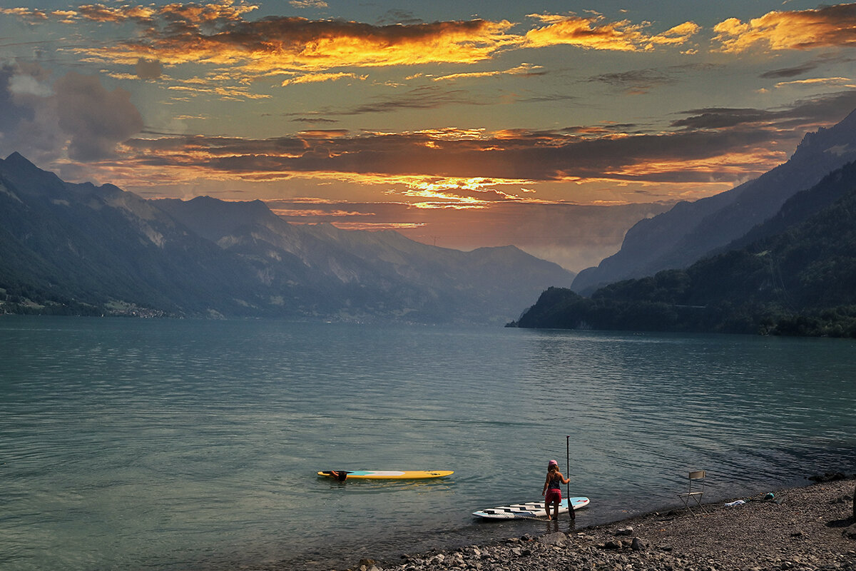 Озеро в Альпах.. - igor G.