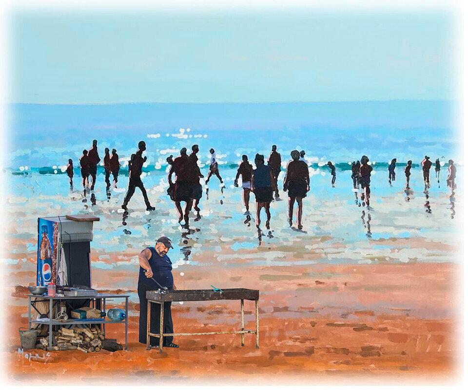 Оммаж,,  Летний пляж,, - Владимир Безгрешнов