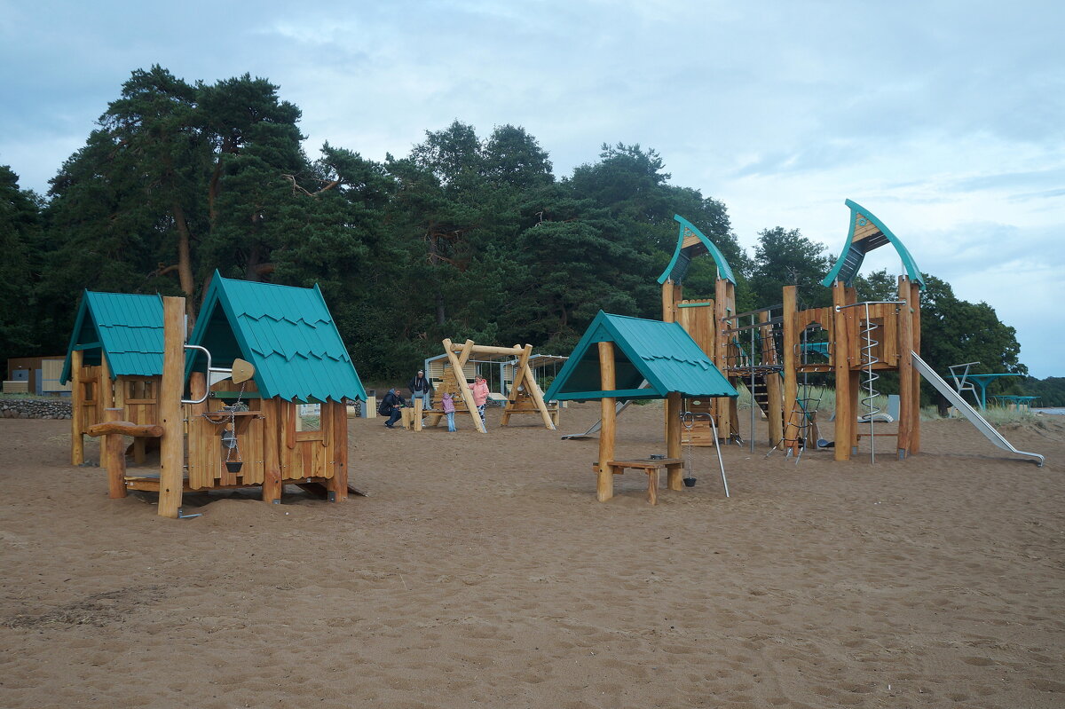 детская площадка на пляже - zavitok *