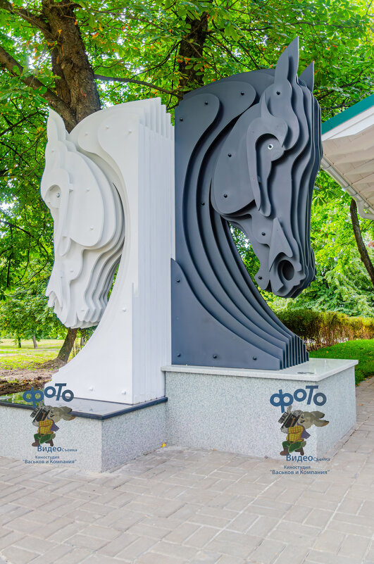 Шахматная беседка в Первомайском парке. город Курск - Руслан Васьков