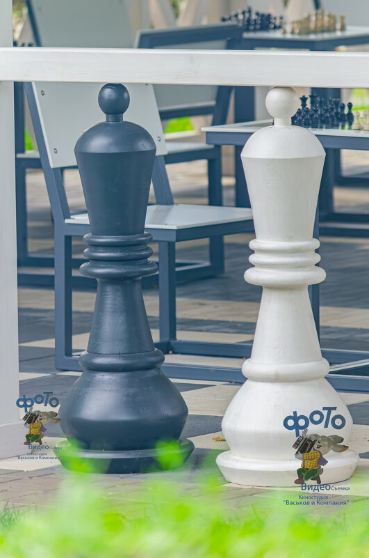 Шахматная беседка в Первомайском парке. город Курск - Руслан Васьков