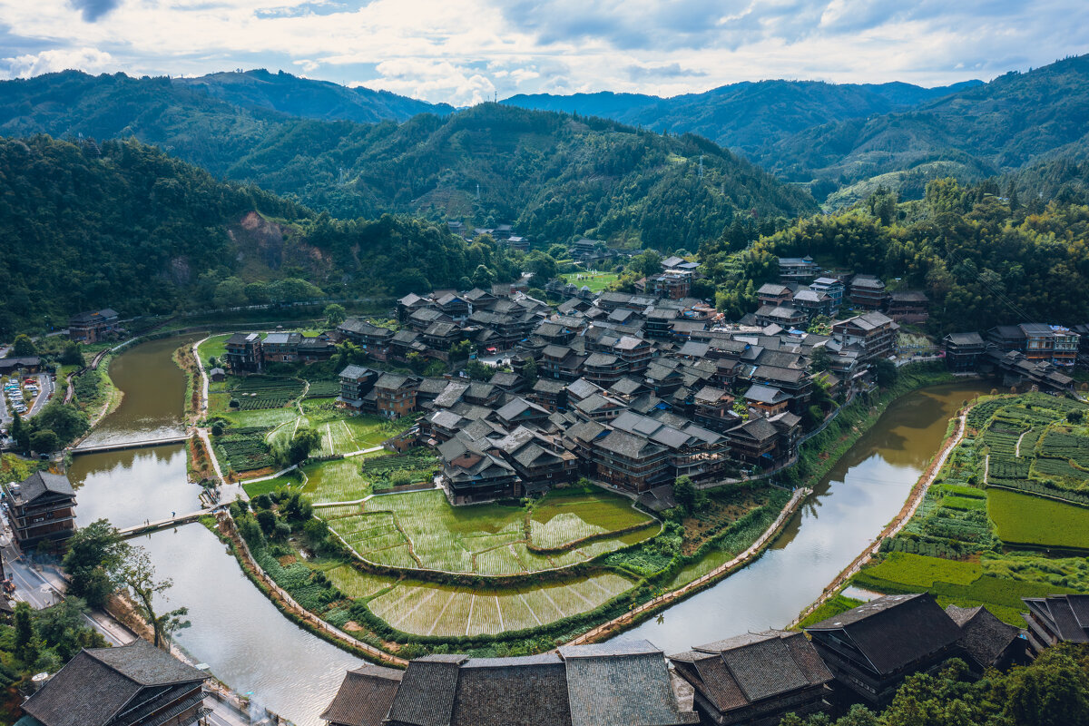 Деревня народности дун в провинции Гуйчжоу, Китай - Дмитрий Деревня народности дун в провинции Гуйчжоу, Китай - Дмитрий