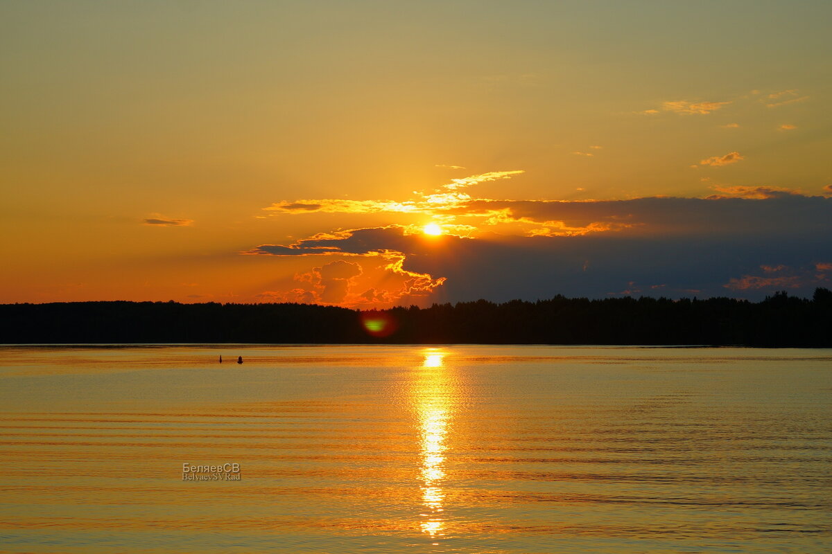 Волга. Закат. - Сергей Беляев