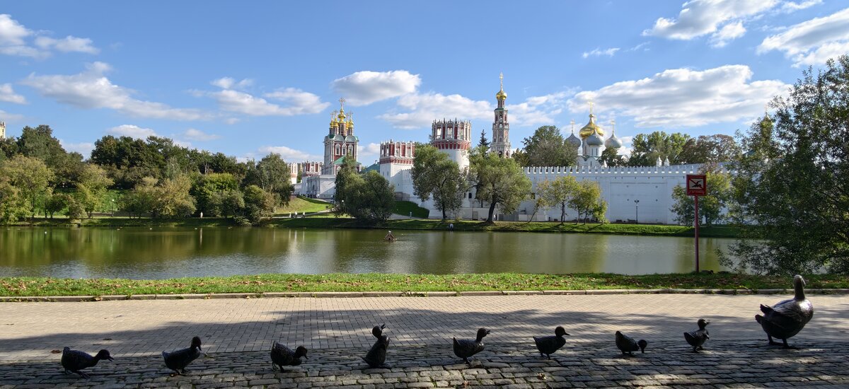 Новодевичий монастырь и Дорогу утятам! - <<< Наташа >>>