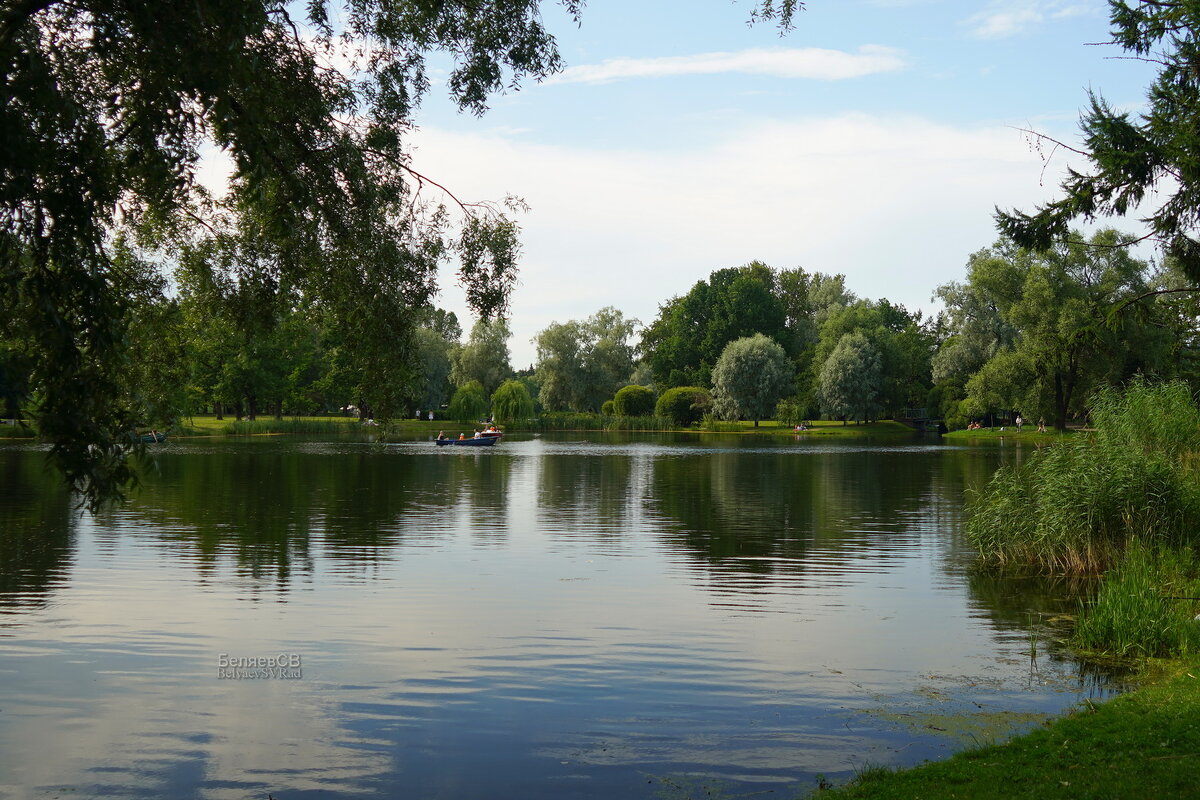 Фонтанный пруд в парке Победы - Сергей Беляев