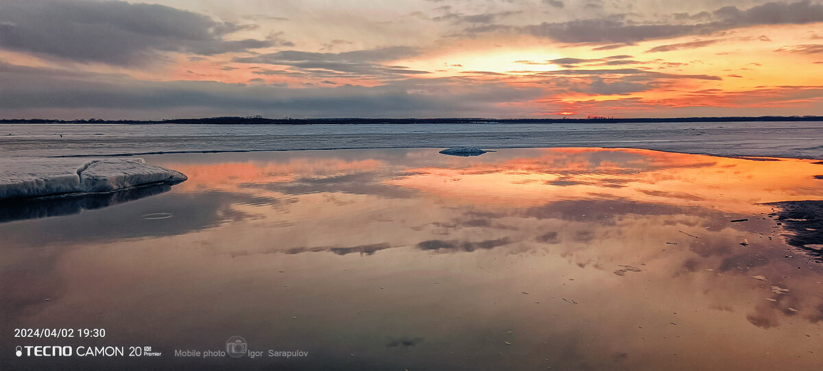 Амур перед началом ледохода - Игорь Сарапулов Амур перед началом ледохода - Игорь Сарапулов