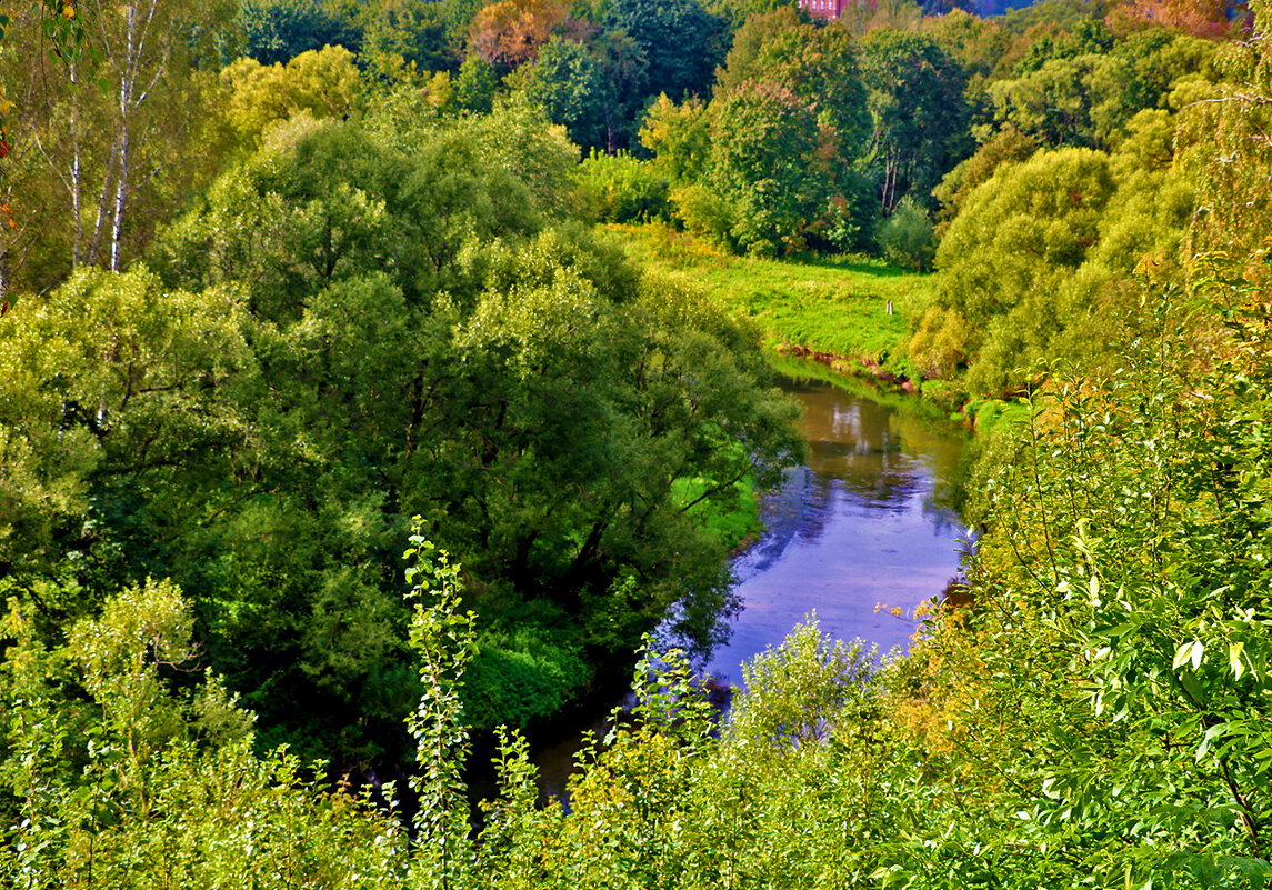 Осенний пейзаж - излучина речки Истра - Светлана 