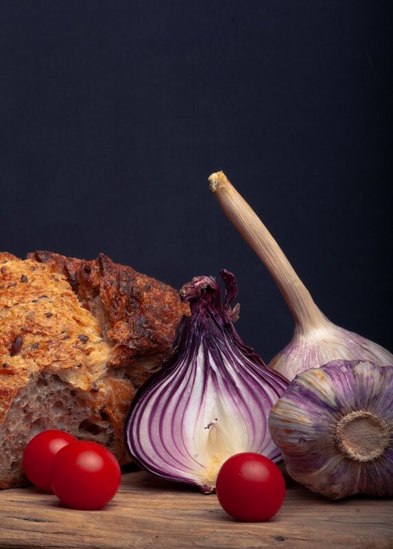 Натюрморт с луком и чесноком. - Svyatoslav [Artisan] Ph.