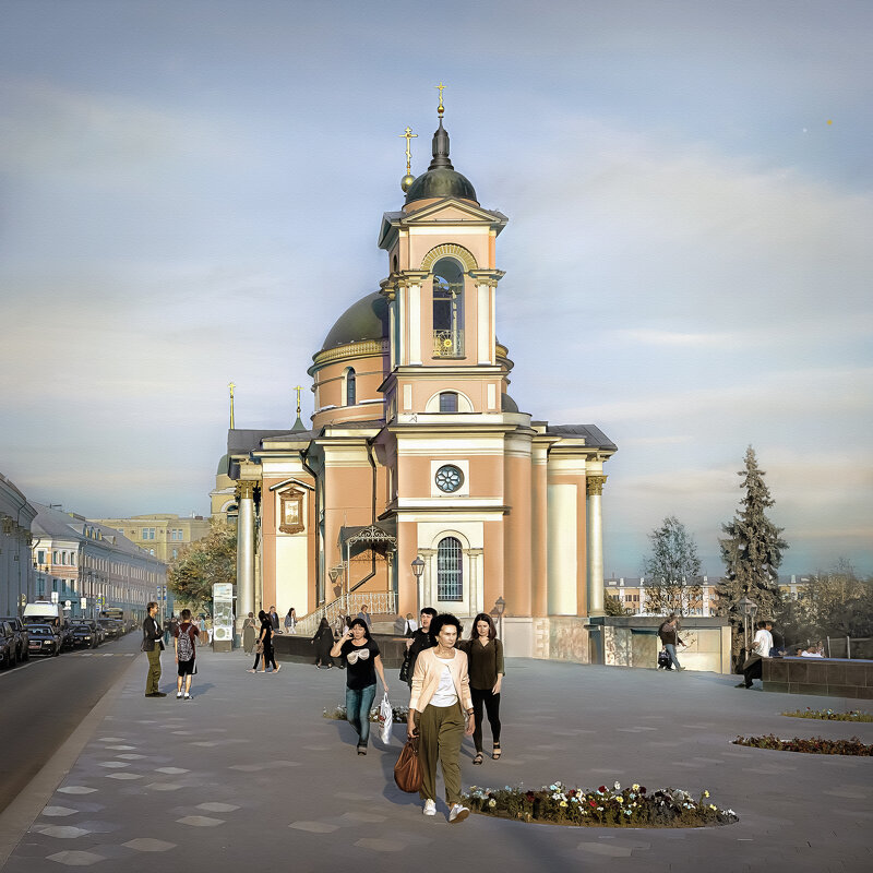 Москва. Церковь Варвары великомученицы на Варварке. - В и т а л и й .... Л а б з о'в Москва. Церковь Варвары великомученицы на Варварке. - В и т а л и й .... Л а б з о'в