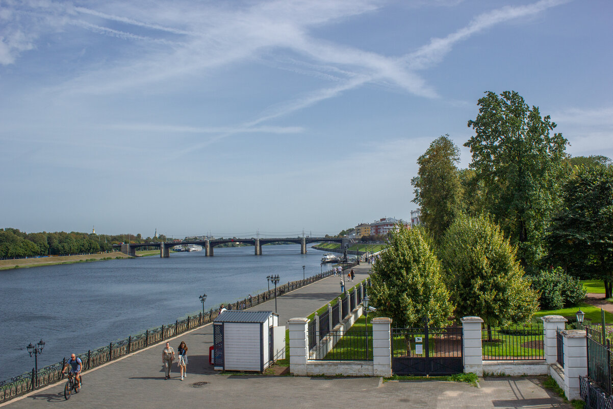 Вид со "Староволжского моста". - Михаил "Skipper"