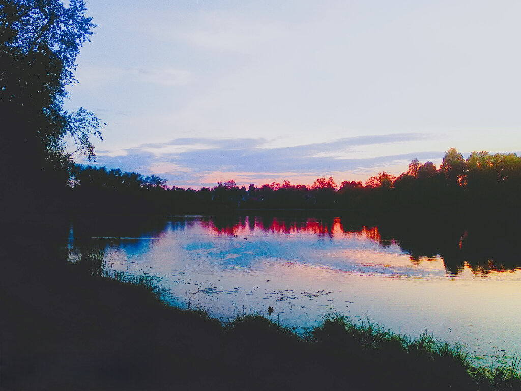 Осенний вечер на пруду - Сергей Кочнев