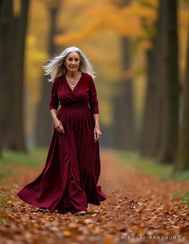 Я ещё не успела испить свою Осень, а уже Снегопад сторожит у ворот... - Николай Кандауров